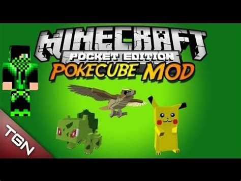 Descarga Mod Pokecube Pe V Oficial Para Minecraft Pe Youtube