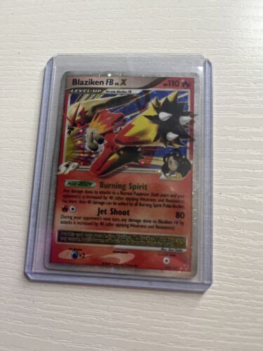 Pokémon TCG Blaziken FB LV X Supreme Victors 142 147 Holo Rare Holo