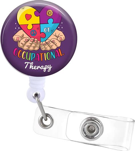 Amazon Ot Occupational Therapy Therapist Badge Reels Holder