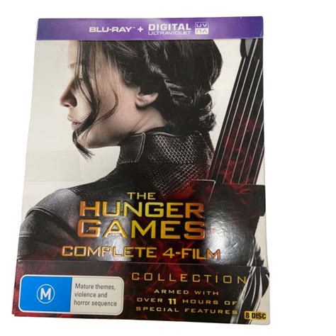 The Hunger Games Complete 4 Film Collection On Blu Ray