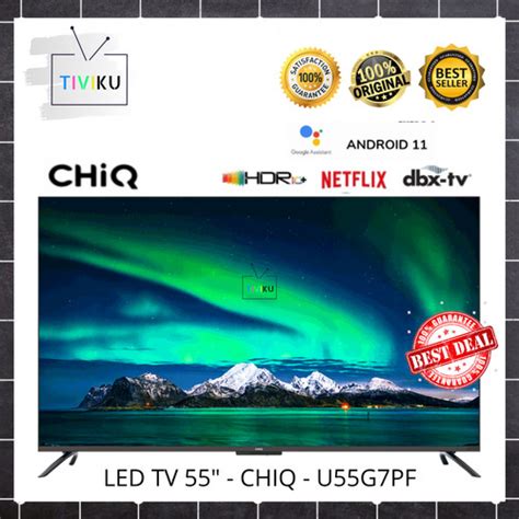 Jual Led Tv Chiq U G Pf Inch K Uhd Smart Android Hdr Hands