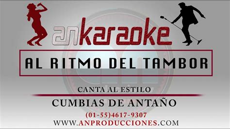 Al Ritmo Del Tambor Cumbia Karaoke Youtube