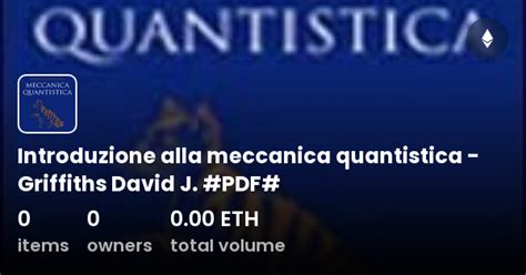 Introduzione Alla Meccanica Quantistica Griffiths David J Pdf