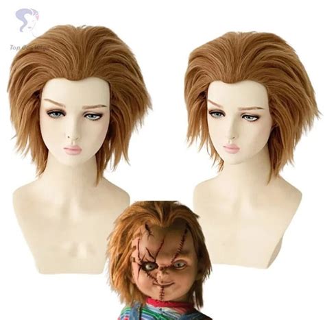 Chucky Cosplay Wig Bride of Chucky Heat Resistant Cosplay - Etsy