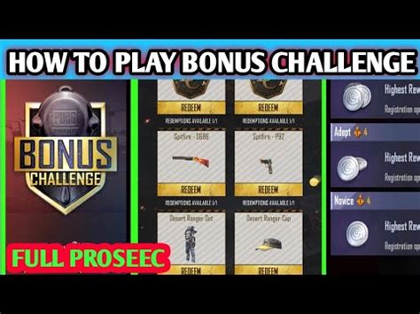 How To Play Bonus Challenge In Pubg Lite Bonus Challenge Kaise Play