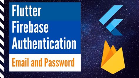 Flutter Firebase Authentication Email And Password YouTube