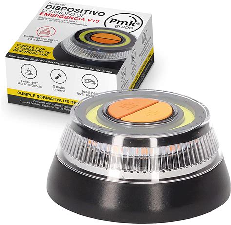 Luz Emergencia V16 Homologada DGT PMK GRUPOInfo 2025