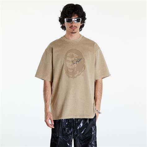 A Bathing Ape World Gone Mad Garment Dyed Tee