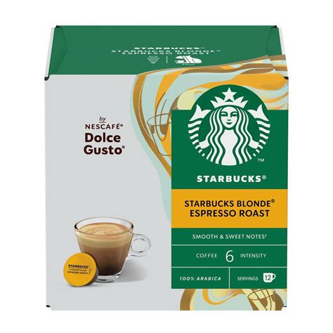 Starbucks Blonde Espresso Roast Capsules For Dolce Gusto For