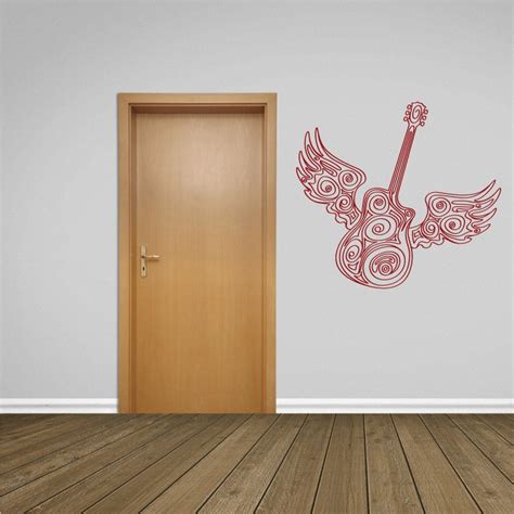 Sticker Mural Guitare Ail E D Comotif