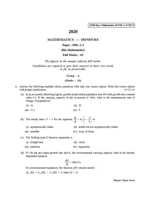 File Cu 2020 B A B Sc Honours Mathematics Semester V Paper Dse A 3