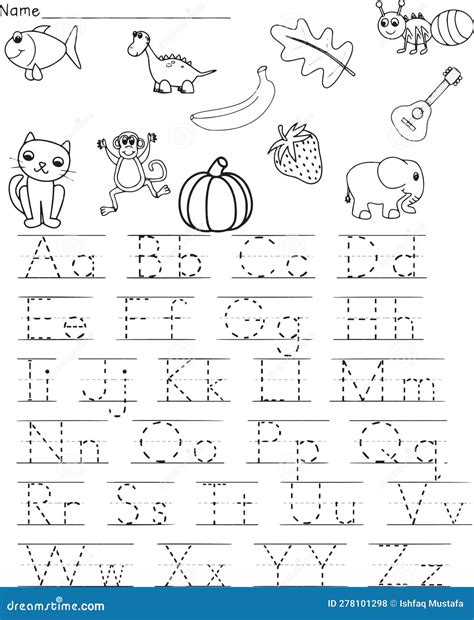 alphabet handwriting practice  kids handwriting practice