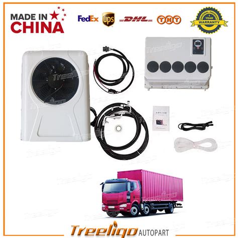 12 Volt Truck Cab Air Conditioner 12000 Btu Mini Split Ac For Semi Trucks Bus Rv Sistema De