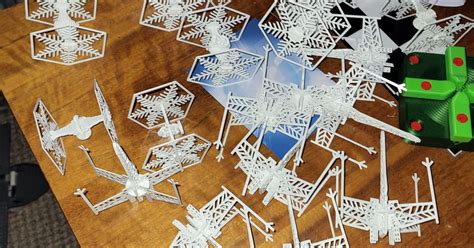 Snowflake Tie Fighter Faster Print By Tomasc Download Free Stl Model