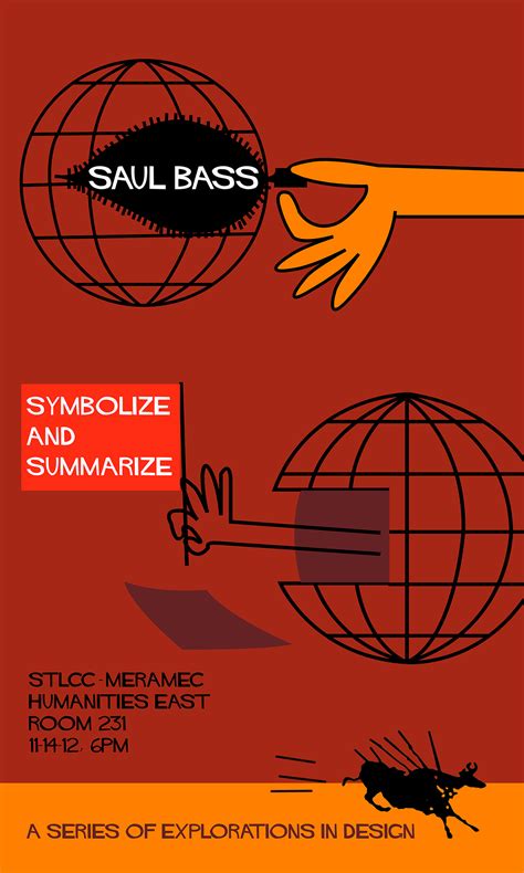 Saul Bass Inspired Poster Fall 2012 On Behance