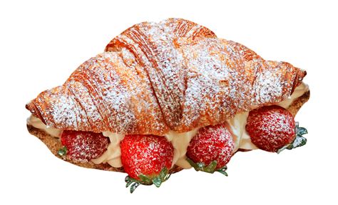 Croissant Stroberi Berry Gambar Gratis Di Pixabay