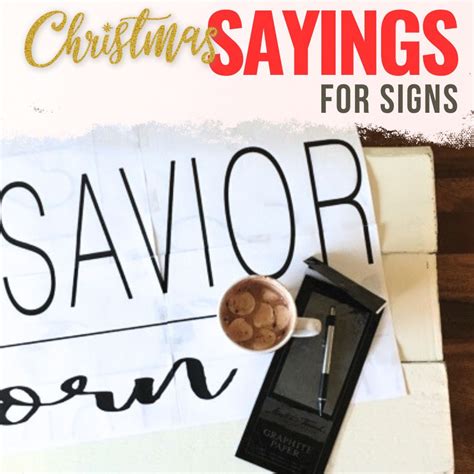 Christmas Sayings for Signs