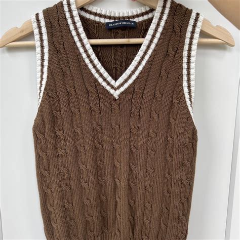 Brandy Brown Sweater Vest Brandy Brandymelville Depop