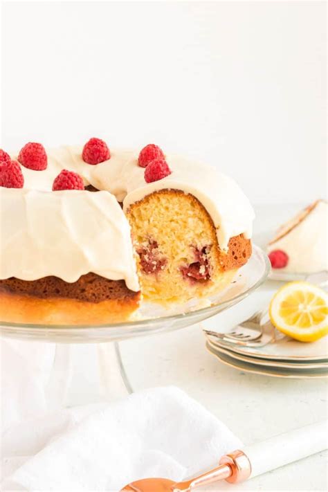 Lemon Raspberry Bundt Cake From Scratch Valerie S Kitchen