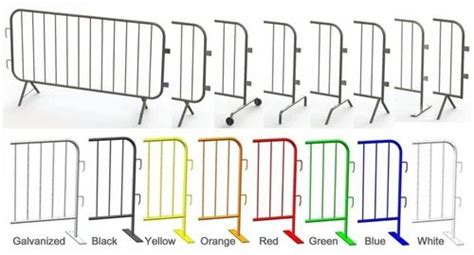 Heavy Duty Galvanised Customized Steel Crowd Control Barrier Traffic