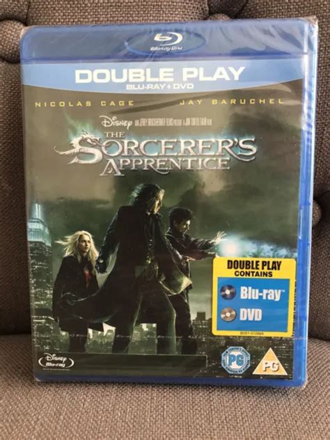 DISNEYS THE SORCERERS Apprentice Blu Ray DVD Double Play New