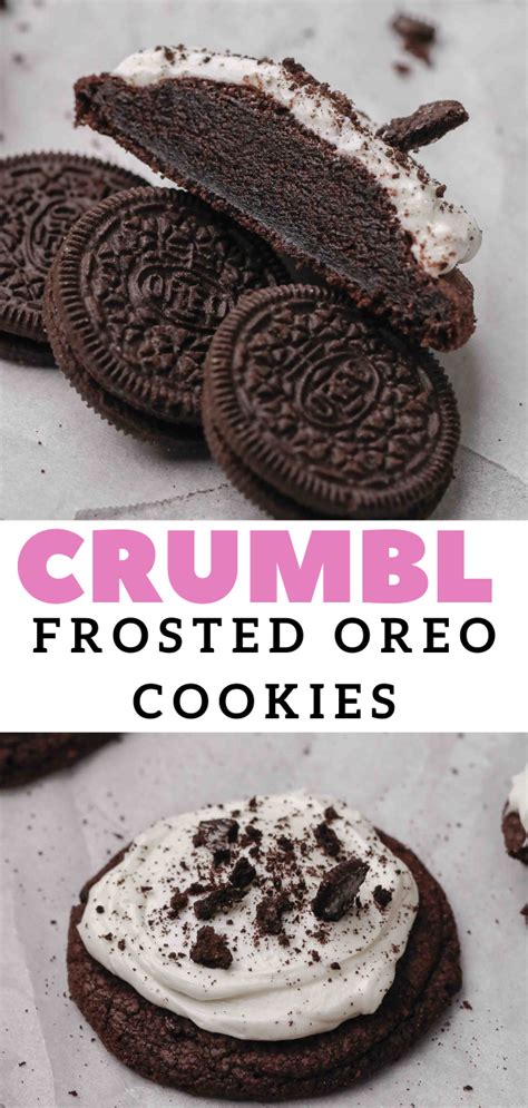 Crumbl Chocolate Oreo Cookies With Buttercream Frosting Copycat Recipe