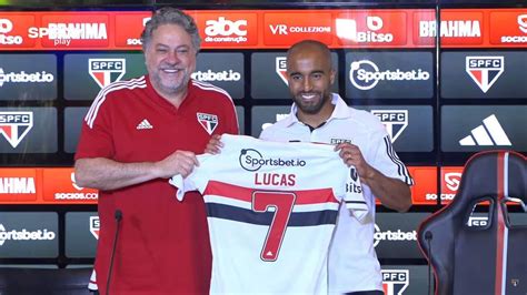 Lucas Moura é Apresentado No São Paulo E Vai Vestir A Camisa 7jogada 10