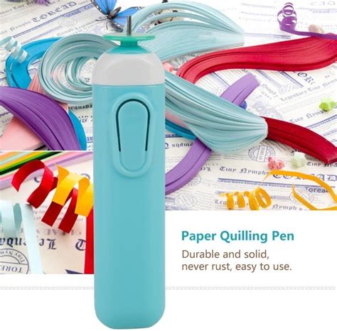 Electric Quilling Pen Automated Paper Curling Tool Blue Shop Now