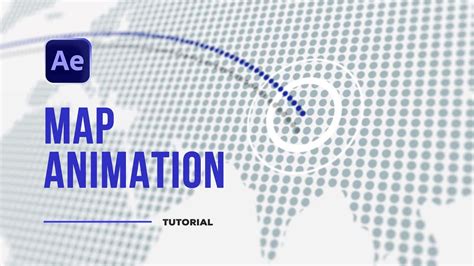 Map Animation After Effects Tutorial Youtube