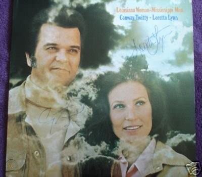 CONWAY TWITTY LORETTA LYNN SIGNED DUET 1973 RECORD | #26424799