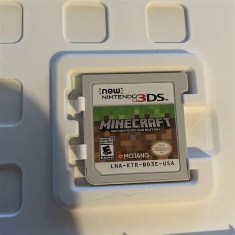 Minecraft Only For New Nintendo 3ds Edition Game Tested And Working Complete Cib 45496904517 Ebay