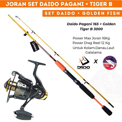 Jual Joran Set Pancing Daido Pagani Golden Fish Tiger B