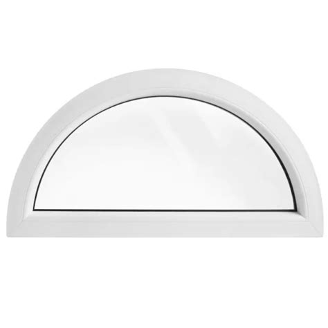 Fen Tre Demi Cercle Fixe Pvc Blanc Demi Lune X Cm Eur