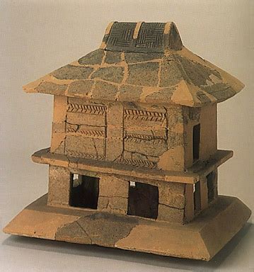 Ritual House The Kofun Period Ad Ad Art Haniwa Terracotta