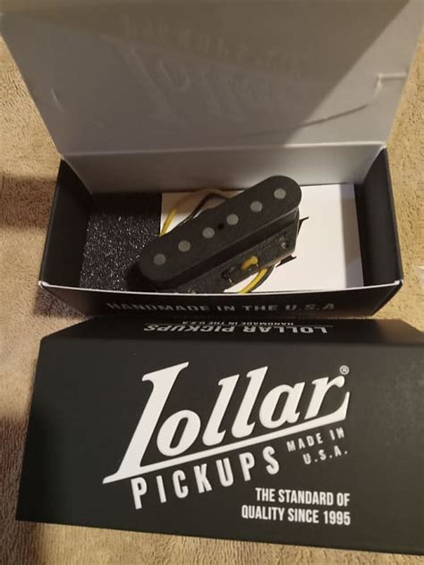 Lollar Vintage T Telecaster Bridge Pickup Black Reverb