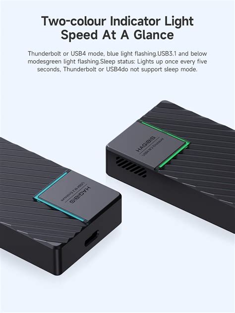 Hagibis Gbps Usb M Nvme Ssd Enclosure Aluminum Case For