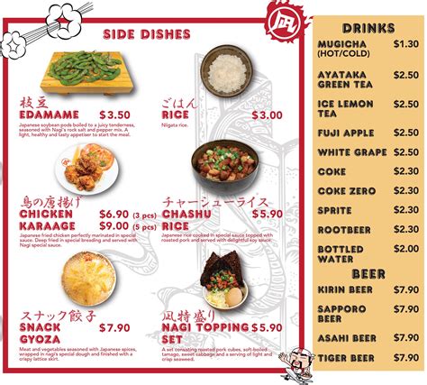 Ramen Nagi Menu And Price List Singapore 2023