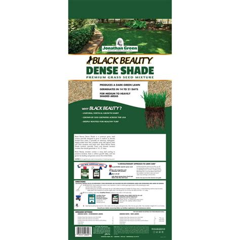 Jonathan Green 10620 Black Beauty Dense Shade Grass Seed Mix 7 Bag Home And Outdoor