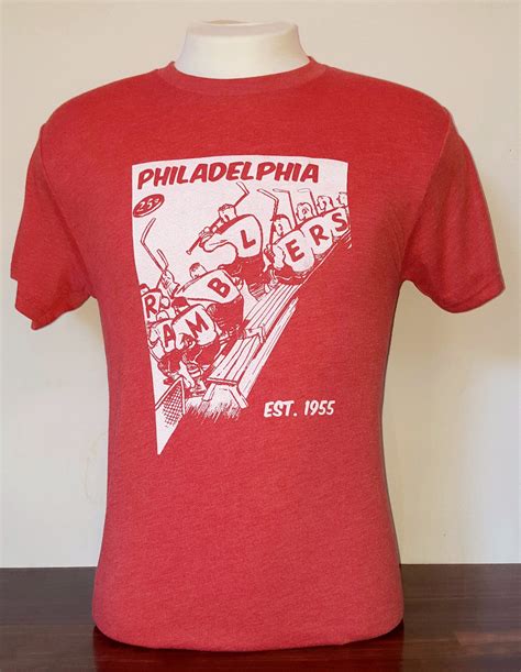 Philadelphia Ramblers Hockey T Shirt Shibe Vintage Sports