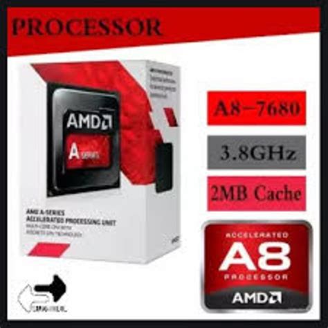 A8 7680 Amd Quad Core 3 8 Ghz Socket Fm2 65w Processor Radeon 7 Brandnew Shopee Philippines