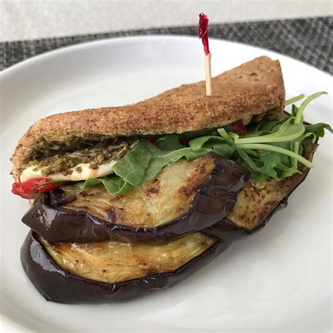 Eggplant Pesto Melt Eat Lunch Eat Meat Meatless Monday Lunches And