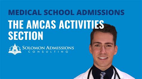 The Amcas Activities Section Medical School Application Advice From