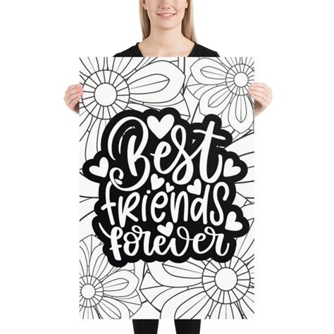 Best Friends Forever Coloring Pages To Print