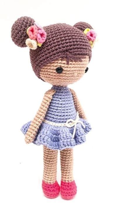 Patr N Gratis Mu Eca Chloe Amigurumi Paso A Paso Crochetisimo