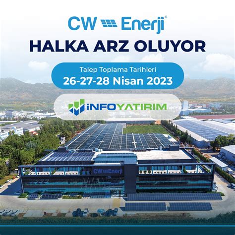 İnfo Yatırım Menkul Değerler on Twitter CW Enerji halka arz oluyor