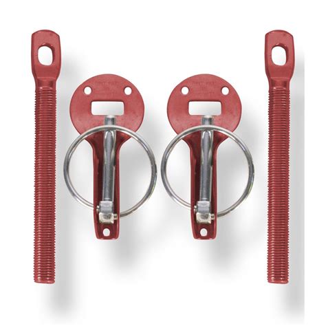 Attache Capot Aluminium Rouge Gp Race Equipment