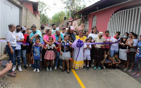 As Lucen Las Nuevas Calles En El Barrio Recreo Sur De Managua