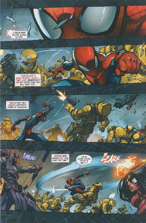 Joe Madureira Fansite Avenging Spider Man Page Preview