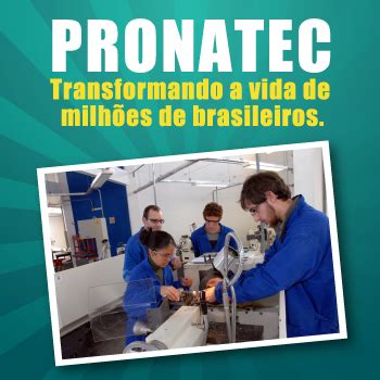 Cursos Pronatec SENAI Grátis Abertos