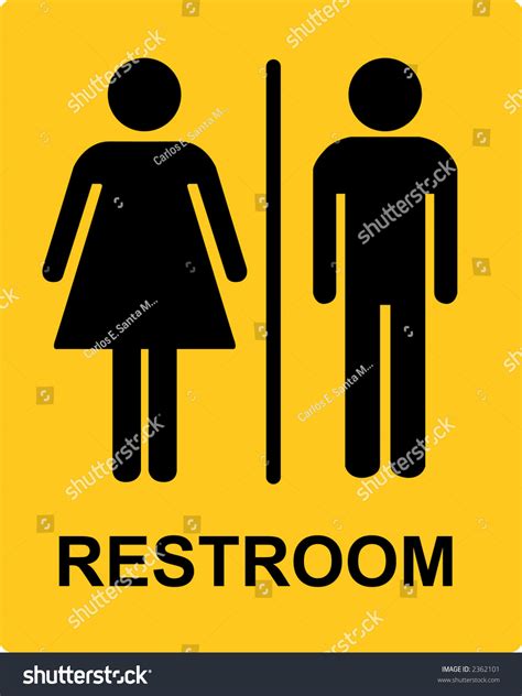 Restroom Sign Vector Stock Vector (Royalty Free) 2362101